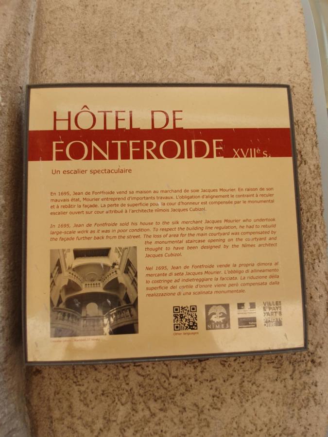 Au Coeur Du Centre Historique - Immeuble Classe - Terrasse - Climatise Nîmes Exterior foto